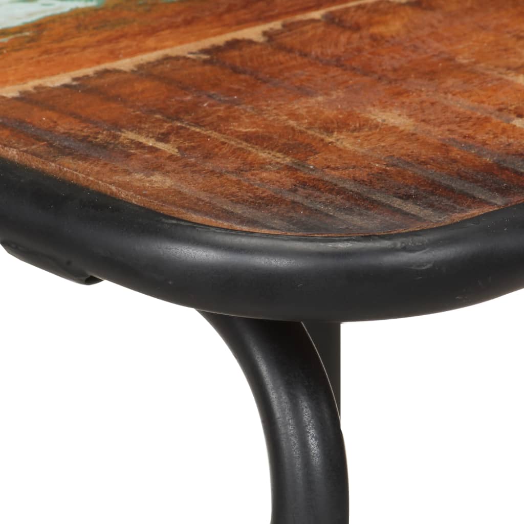 Chaises de bar lot de 4 bois de récupération solide - XIOS