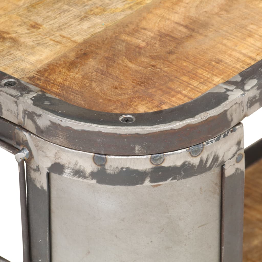 Meuble TV 90x30x40 cm Bois de manguier massif - XIOS