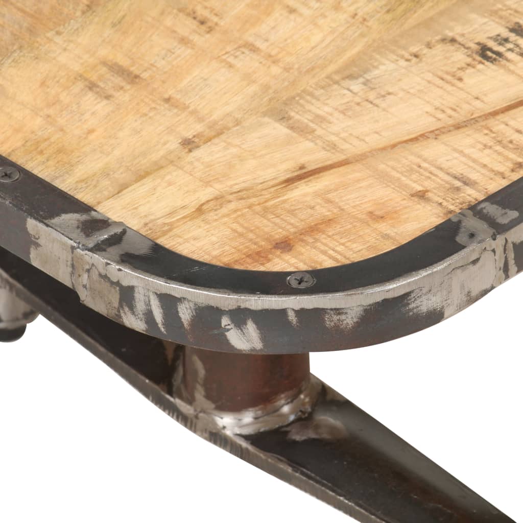 Meuble TV 160x30x40 cm Bois de manguier massif - XIOS