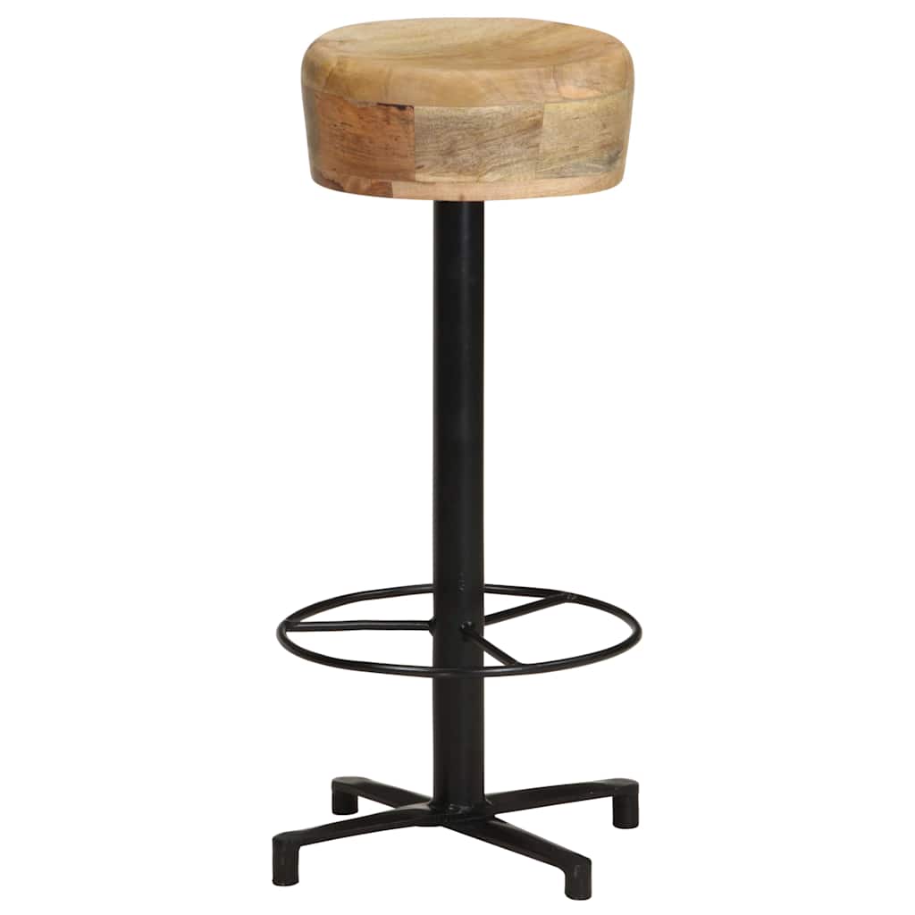 Tabourets de bar lot de 2 76 cm bois de manguier massif - XIOS
