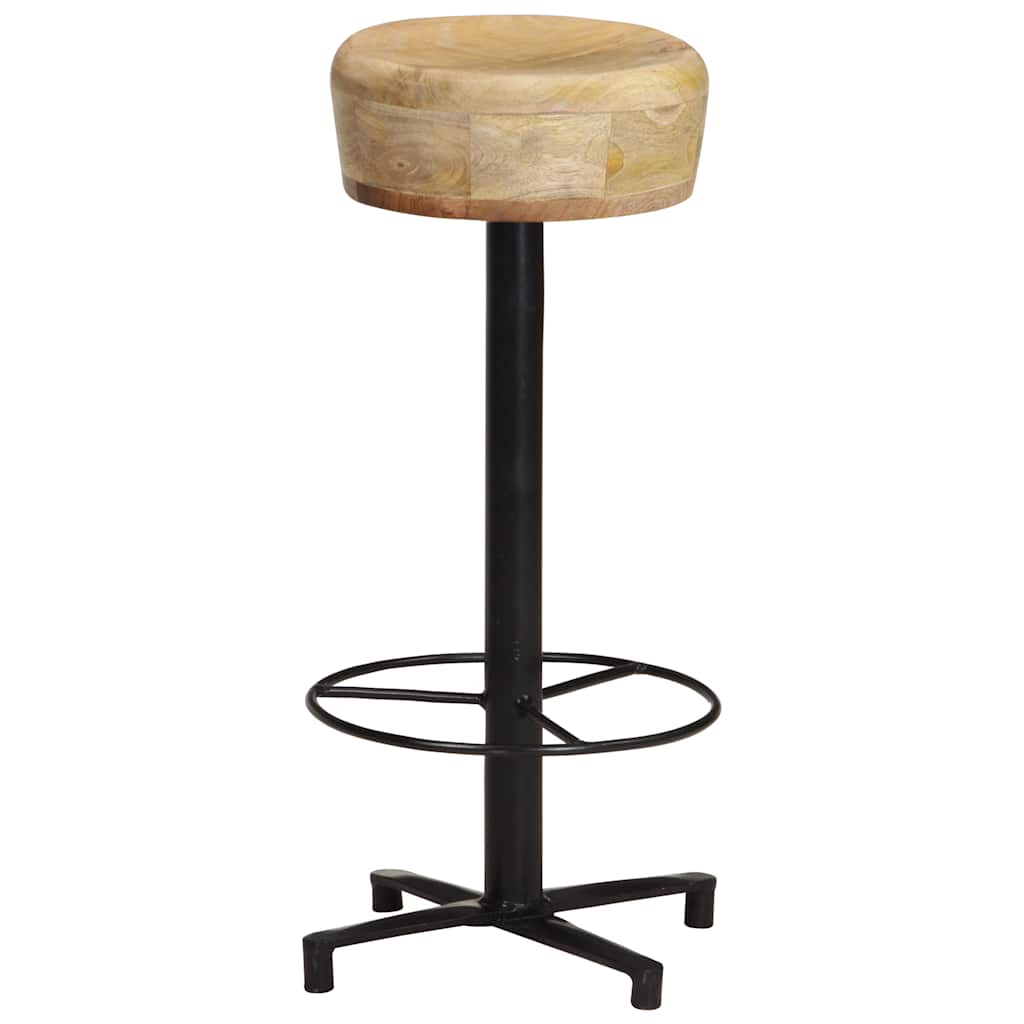 Tabourets de bar lot de 2 76 cm bois de manguier massif - XIOS