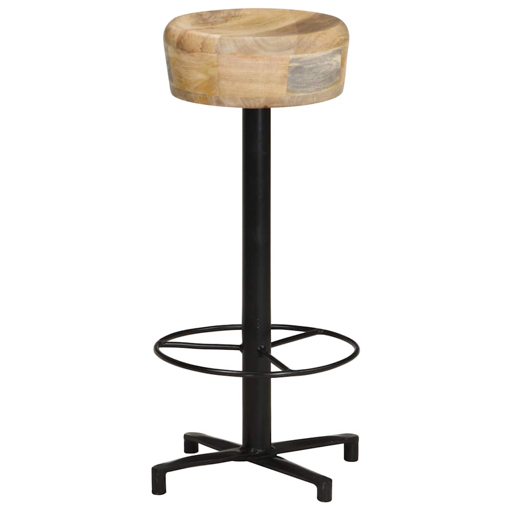 Tabourets de bar lot de 2 76 cm bois de manguier massif - XIOS