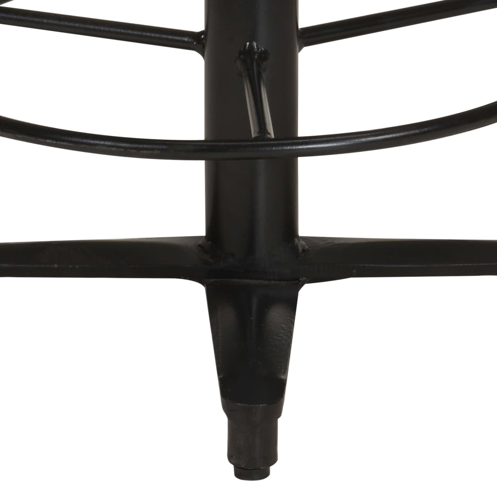 Tabourets de bar lot de 2 66 cm bois de manguier massif - XIOS