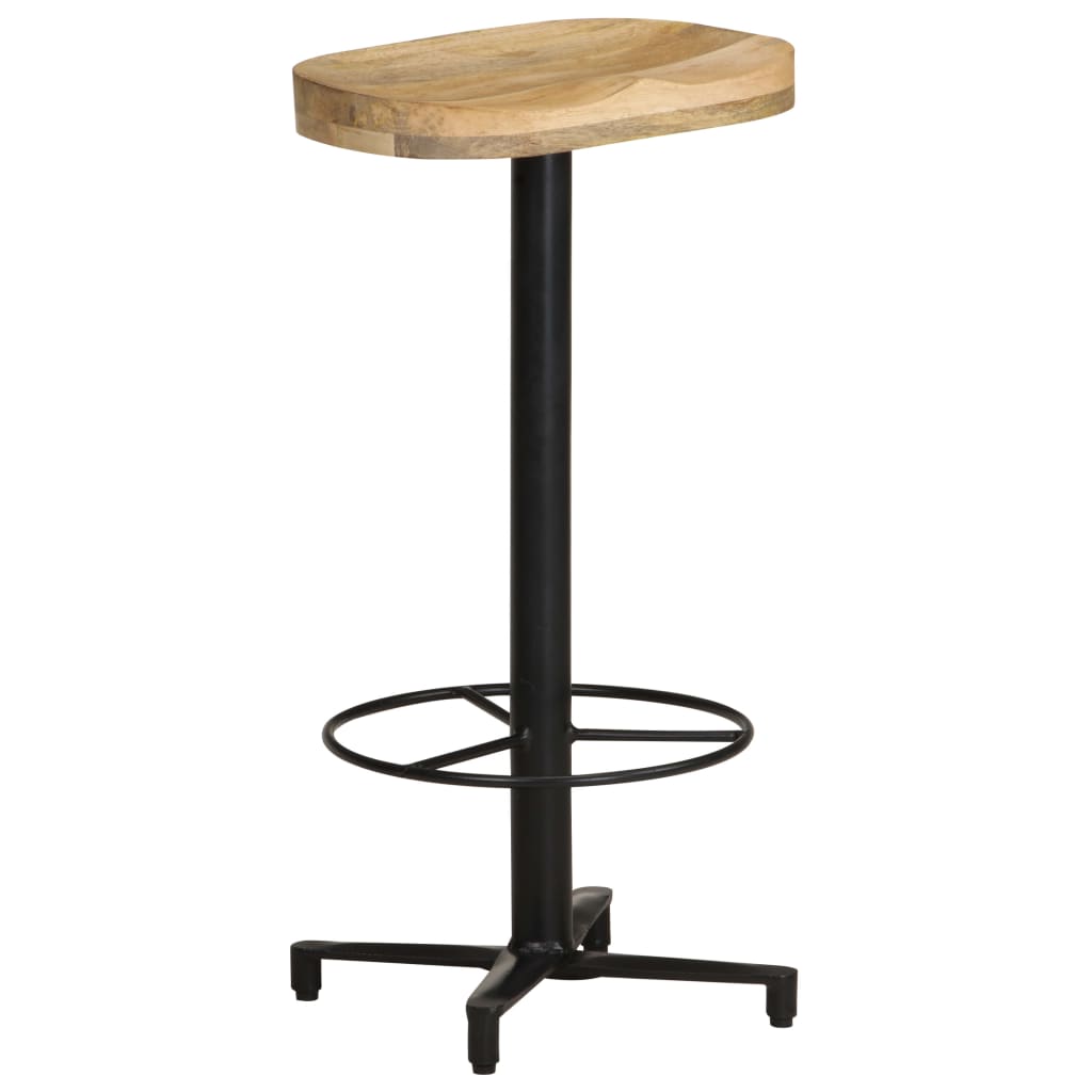 Tabourets de bar lot de 2 76 cm bois de manguier massif - XIOS