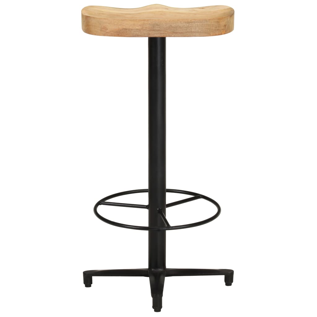 Tabourets de bar lot de 2 76 cm bois de manguier massif - XIOS