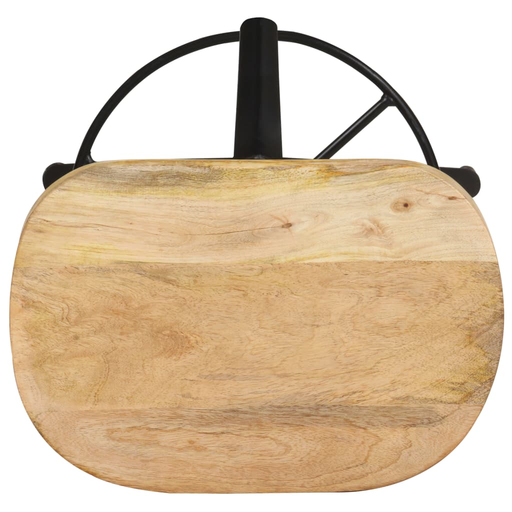 Tabourets de bar lot de 2 76 cm bois de manguier massif - XIOS