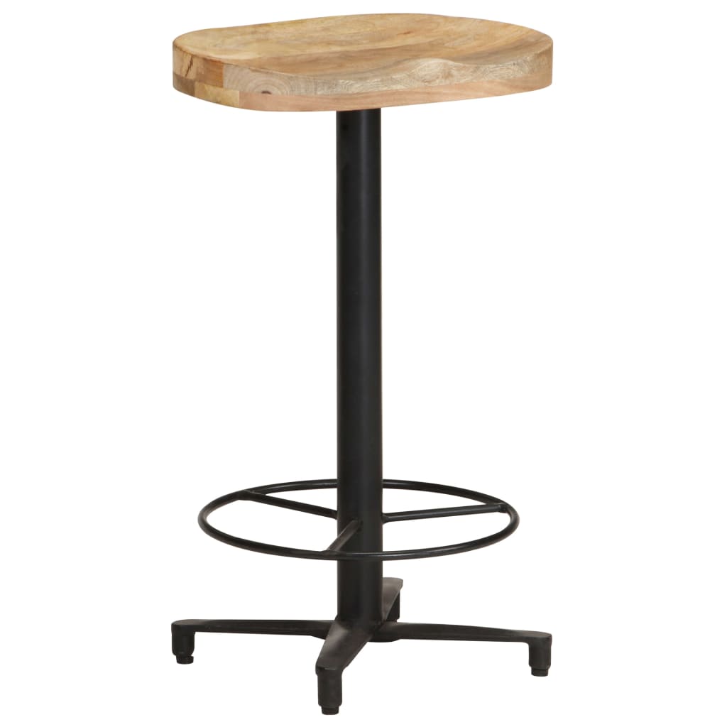 Tabourets de bar lot de 2 66 cm bois de manguier massif - XIOS