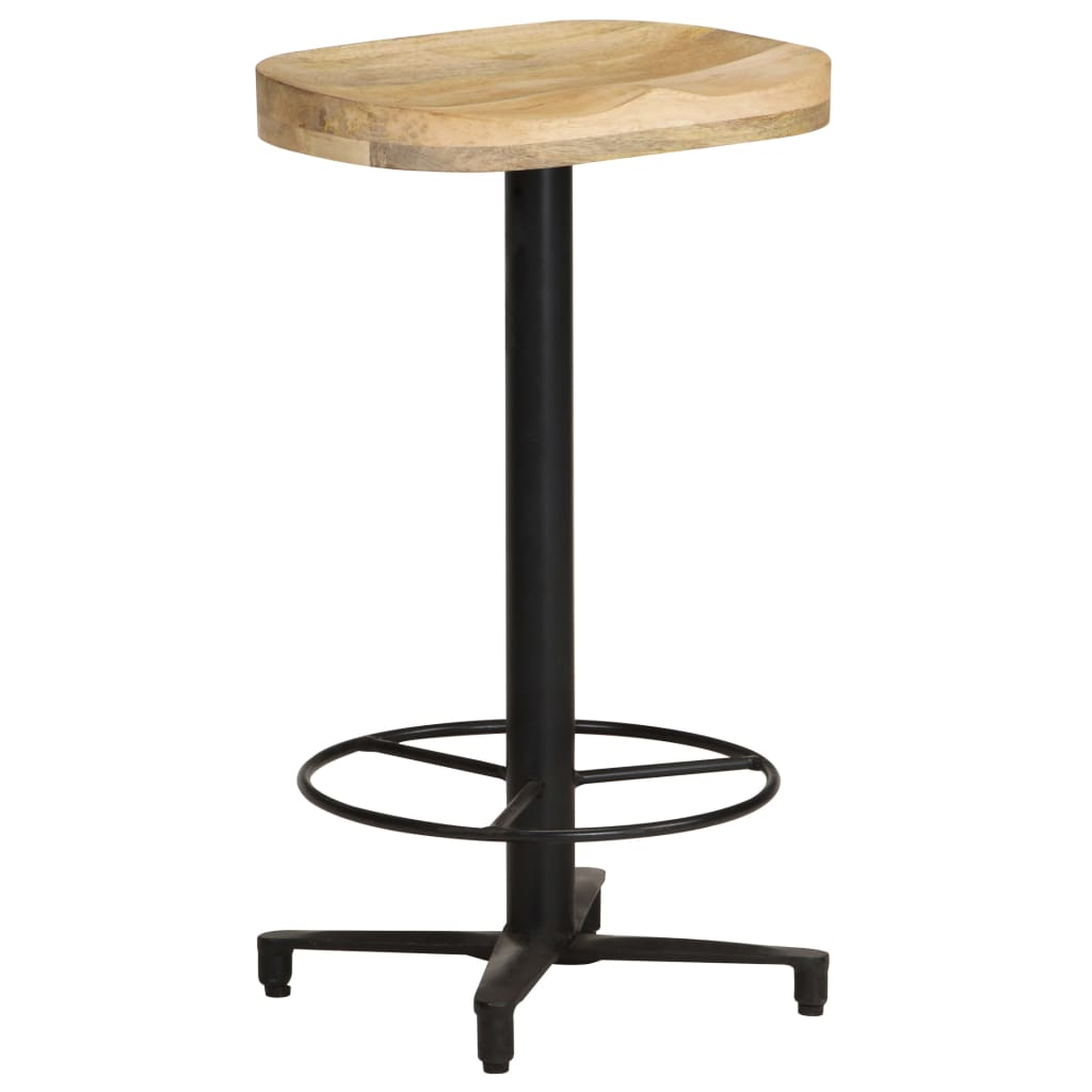 Tabourets de bar lot de 2 66 cm bois de manguier massif - XIOS