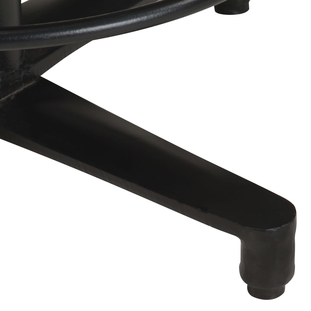 Tabourets de bar lot de 2 76 cm cuir véritable - XIOS