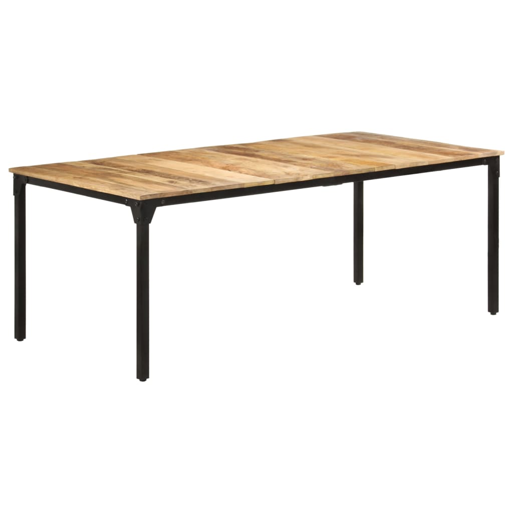 Table de salle à manger 200x100x76 cm Bois de manguier solide - XIOS