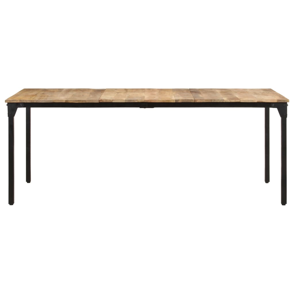 Table de salle à manger 200x100x76 cm Bois de manguier solide - XIOS