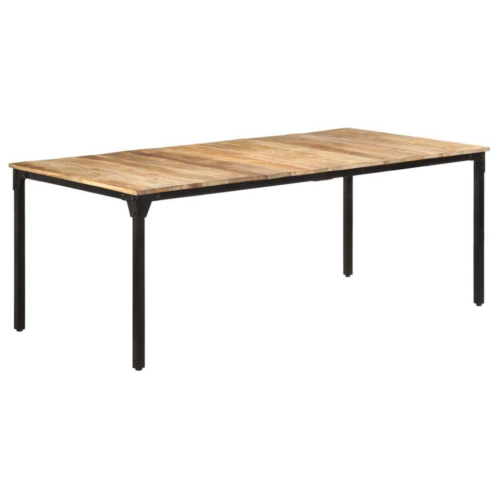 Table de salle à manger 200x100x76 cm Bois de manguier solide - XIOS
