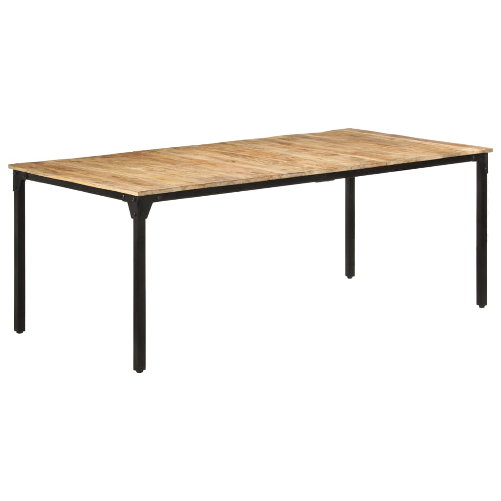 Table de salle à manger 200x100x76 cm Bois de manguier solide - XIOS