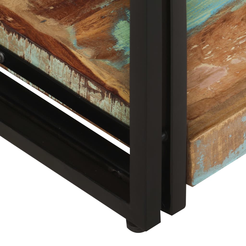 Meuble TV 90x30x40 cm Bois de récupération massif - XIOS