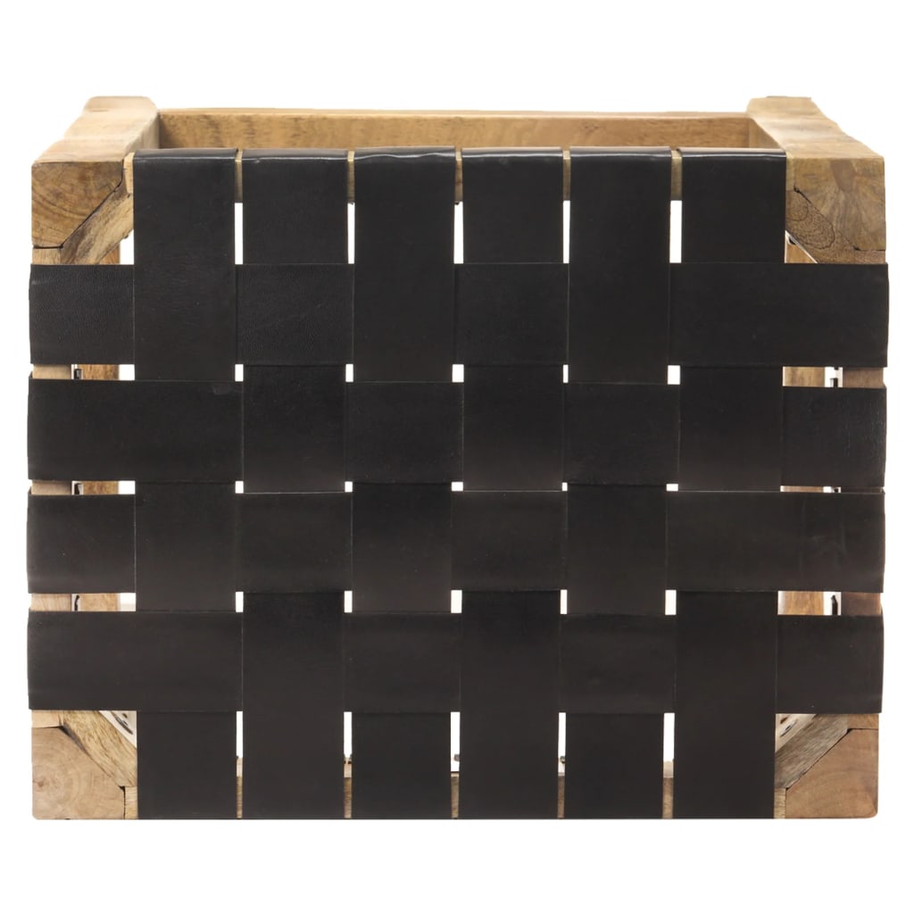 Tabourets de bar lot de 2 noir cuir véritable 75 cm - XIOS