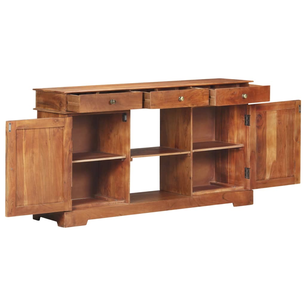 Buffet 135x35x75 cm Bois d'acacia solide - XIOS