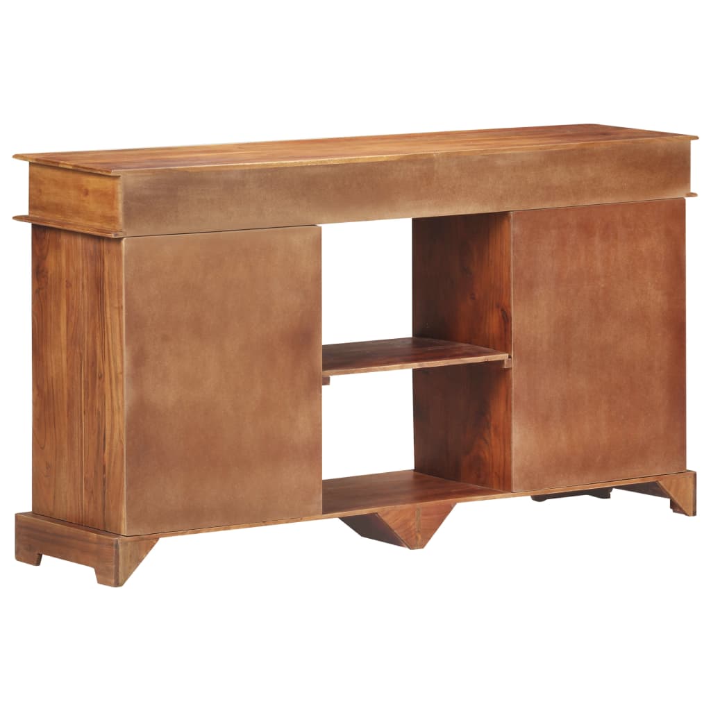Buffet 135x35x75 cm Bois d'acacia solide - XIOS