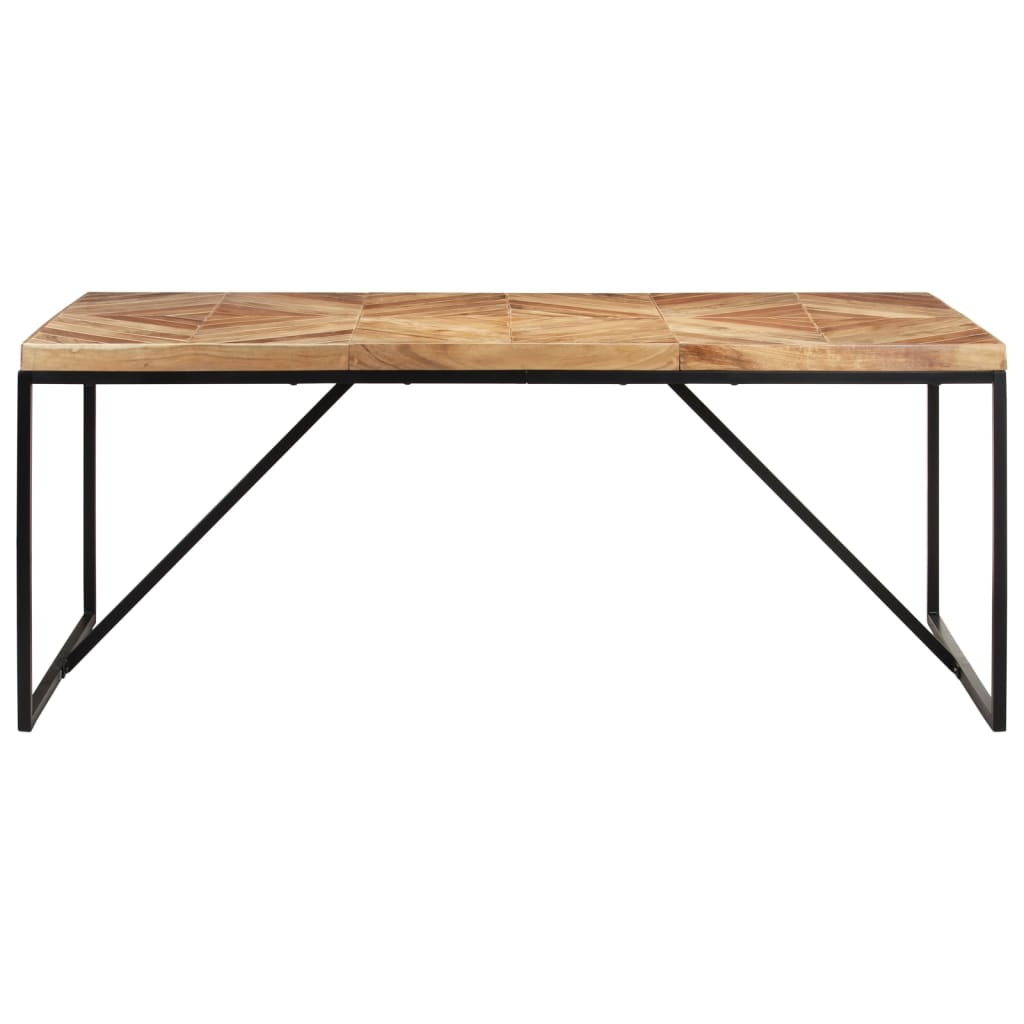 Table à dîner 180x90x76 cm Bois massif d'acacia et de manguier - XIOS