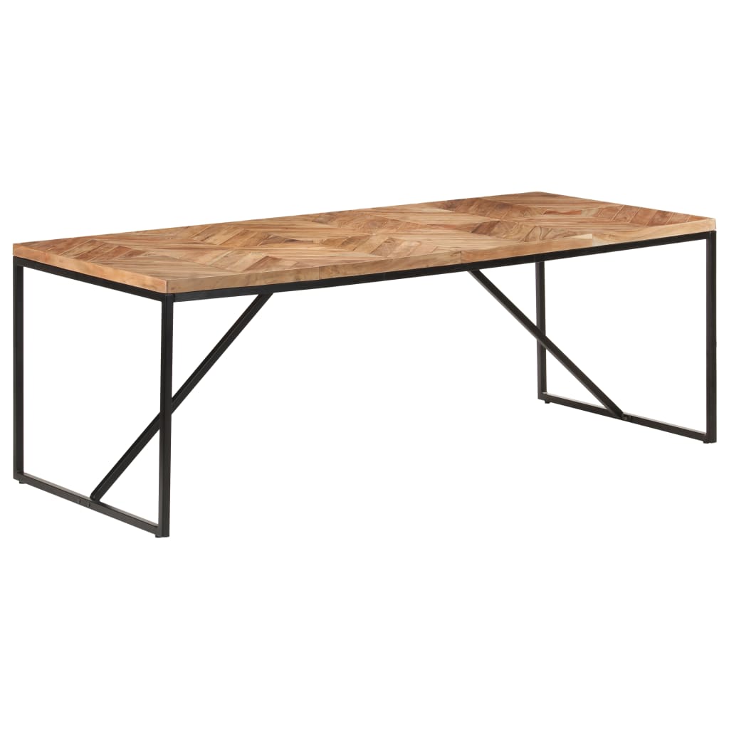 Table à dîner 200x90x76 cm Bois massif d'acacia et de manguier - XIOS