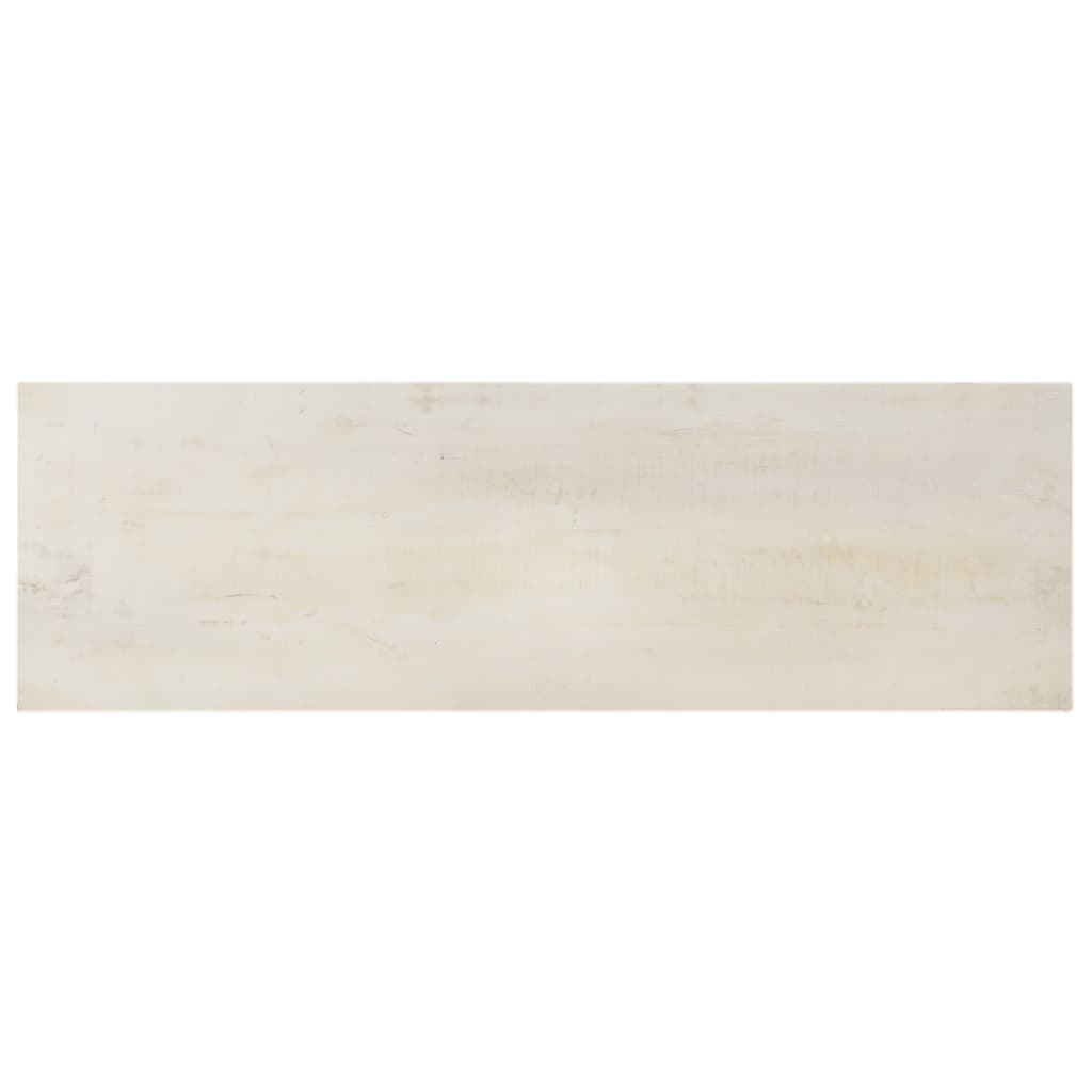 Table console Blanc 115x35x77 cm Bois de manguier brut - XIOS