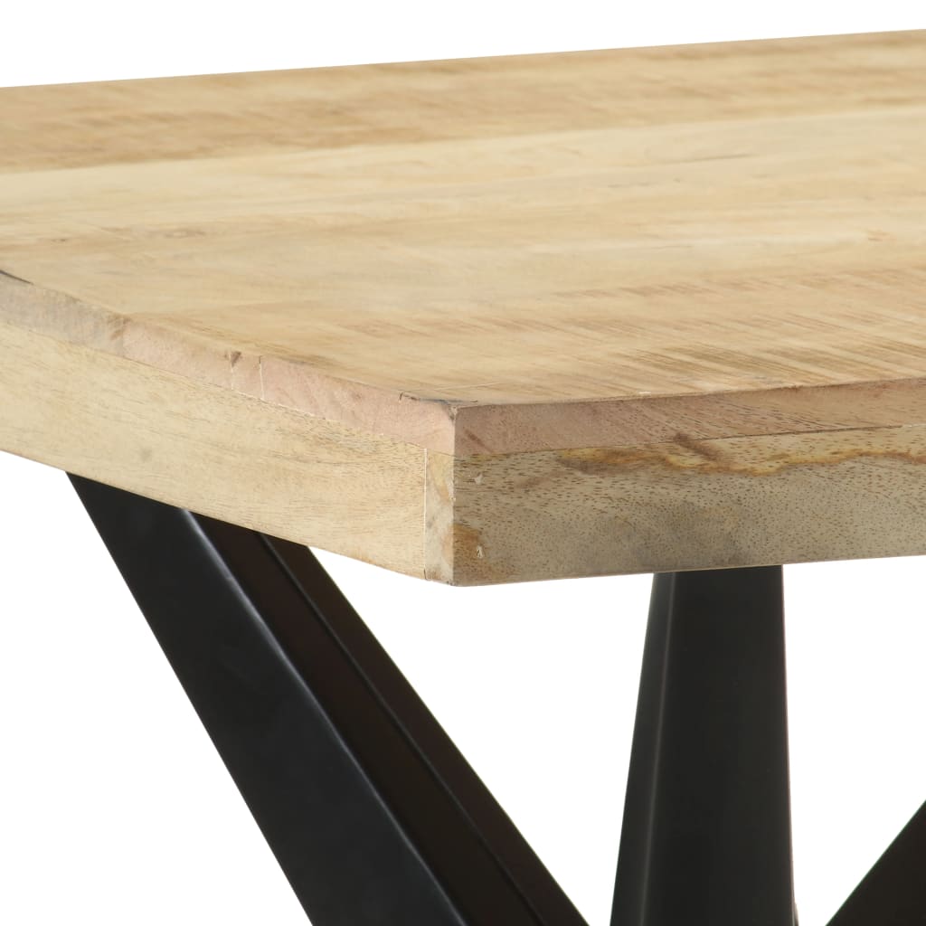 Table à manger 120x60x76 cm Bois de manguier massif - XIOS
