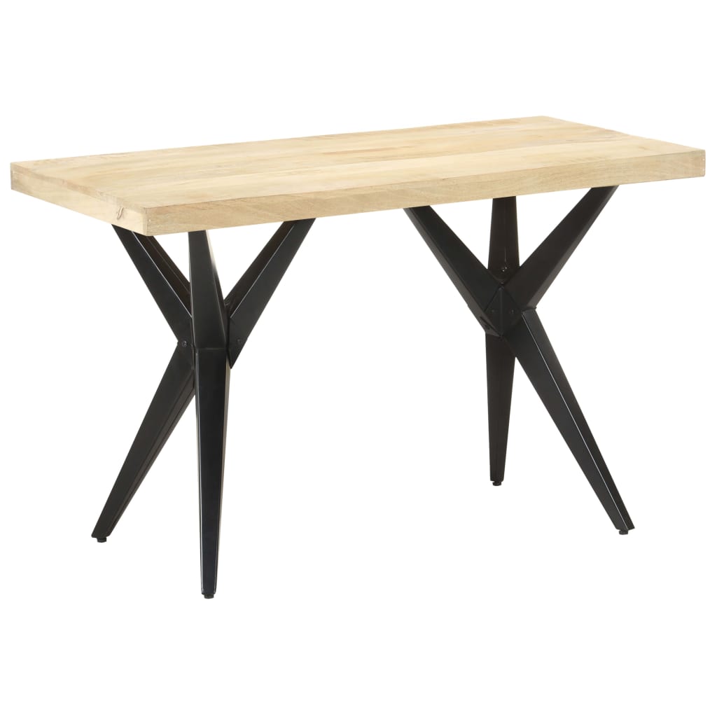 Table à manger 120x60x76 cm Bois de manguier massif - XIOS