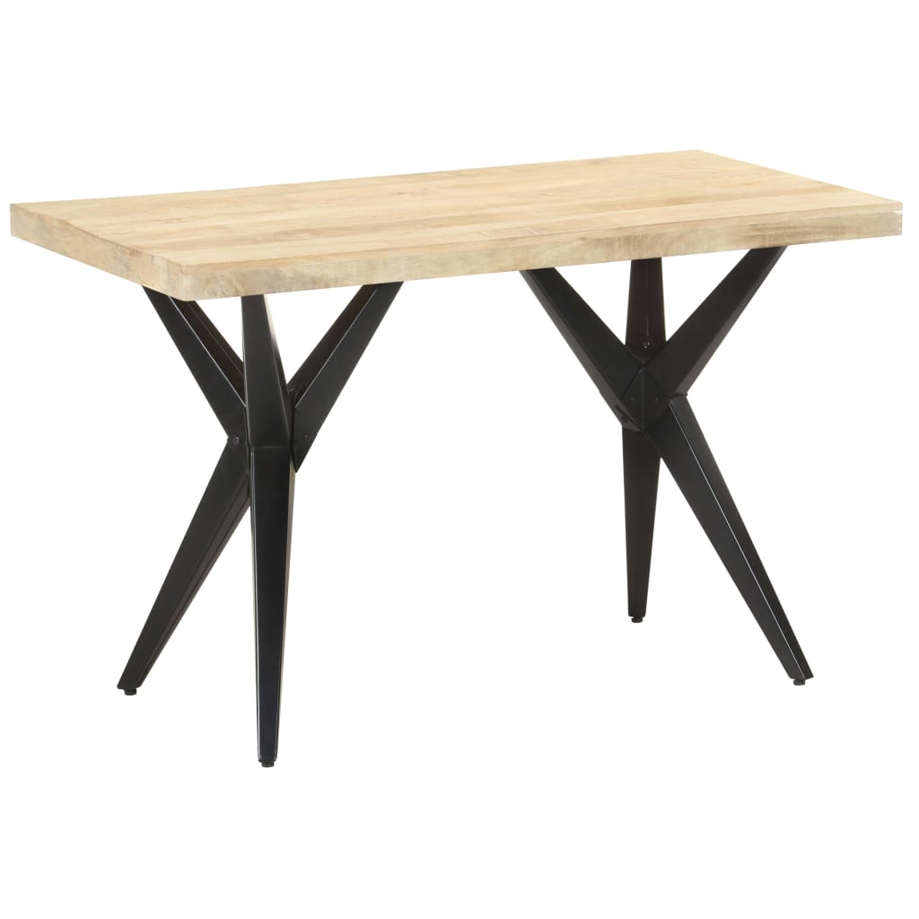 Table à manger 120x60x76 cm Bois de manguier massif - XIOS