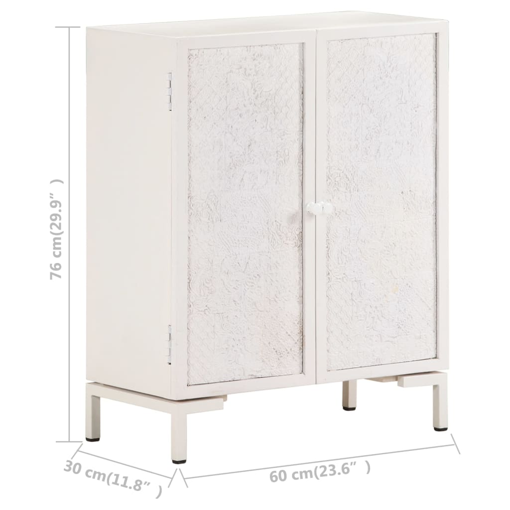 Buffet 60x30x76 cm bois de manguier massif - XIOS