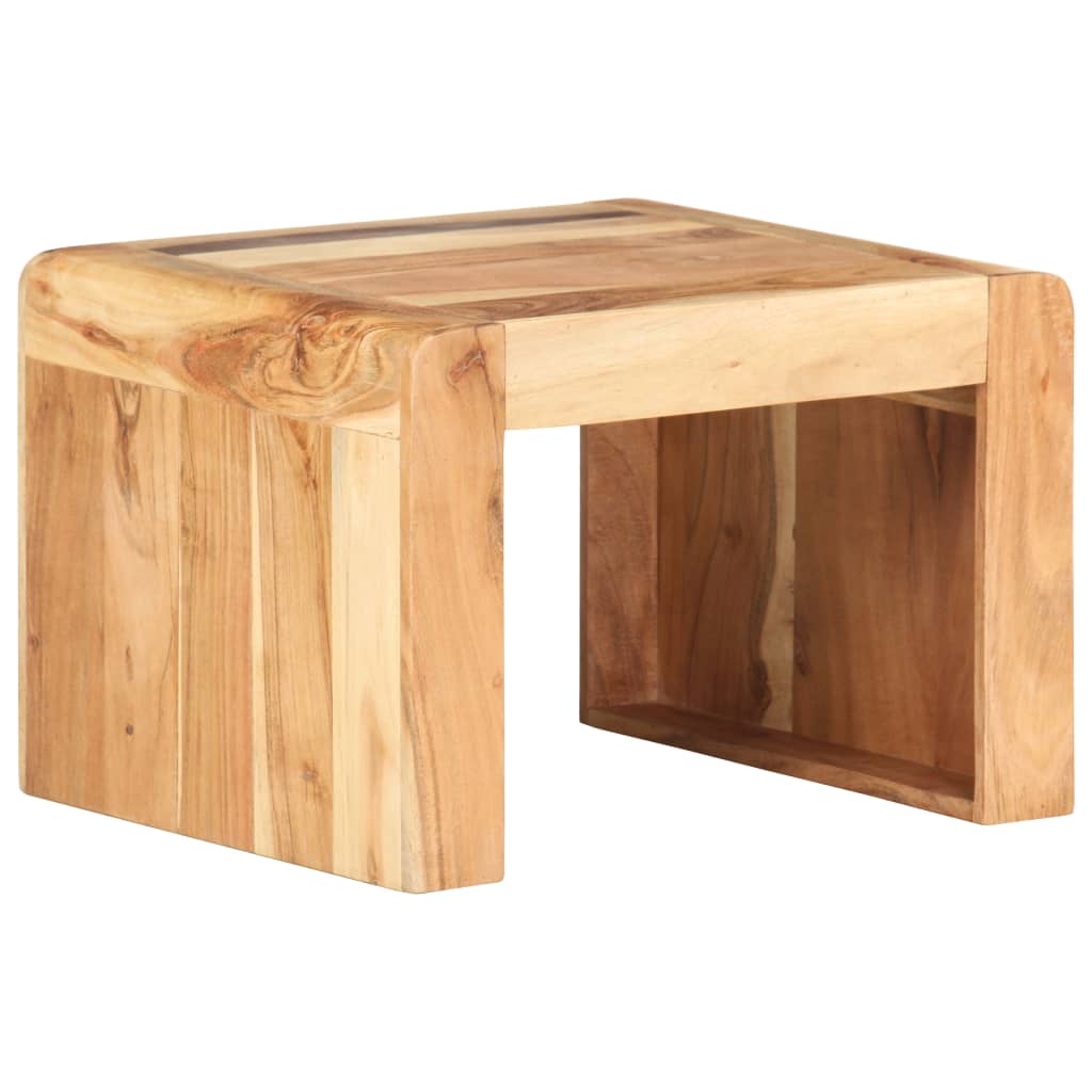 Table d'appoint 43x40x30 cm Bois d'acacia massif - XIOS