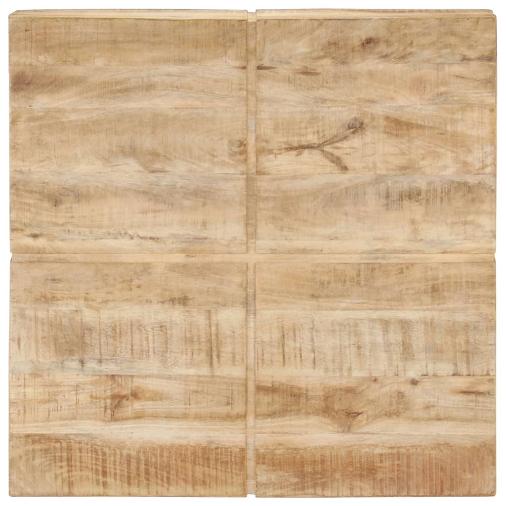 Table basse 80x80x28 cm Bois de manguier massif - XIOS