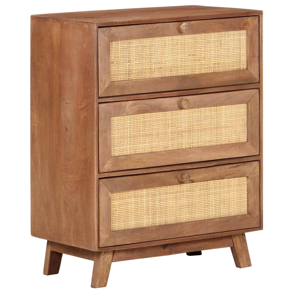 Buffet 61x35x76 cm Bois de manguier massif - XIOS