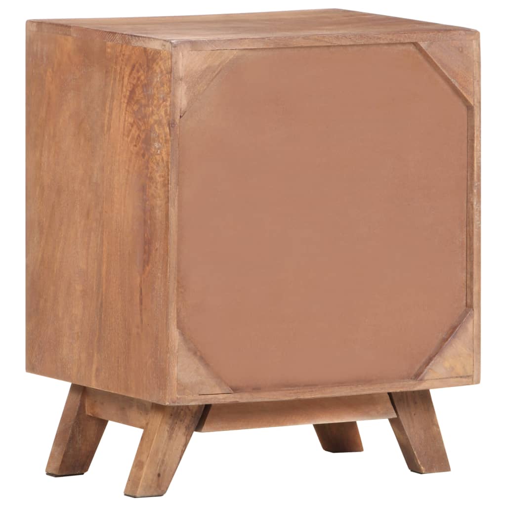 Table de chevet 40x30x50 cm Bois de manguier massif - XIOS