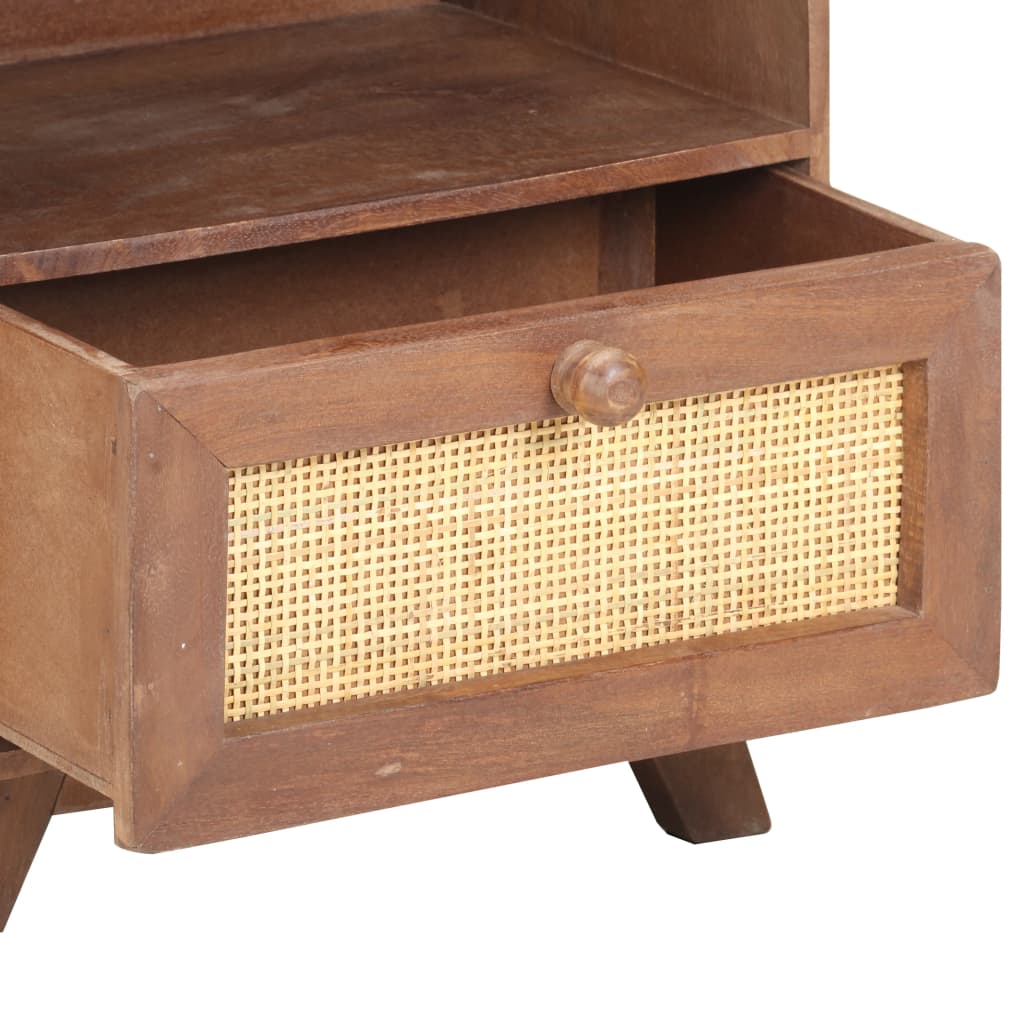Table de chevet 40x30x50 cm Bois de manguier massif - XIOS