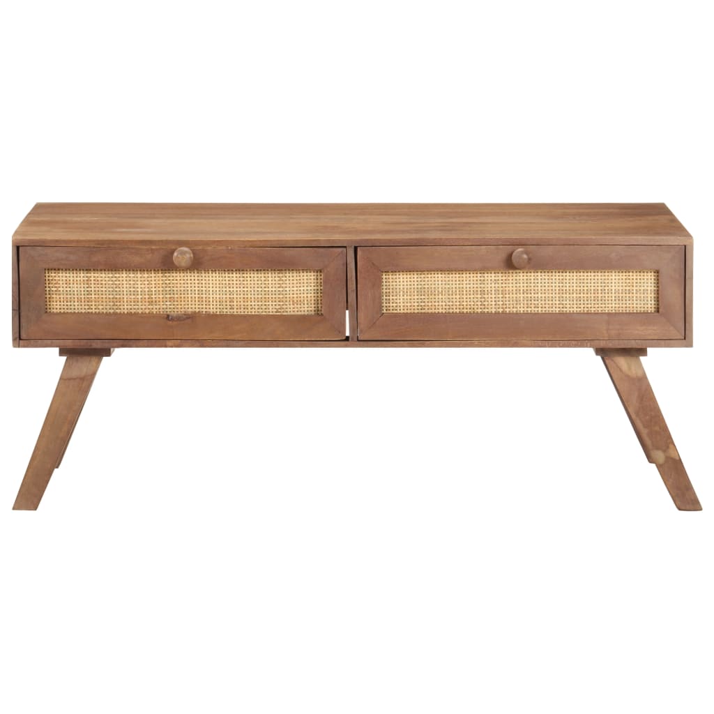 Table basse 100x60x40 cm Bois de manguier massif - XIOS