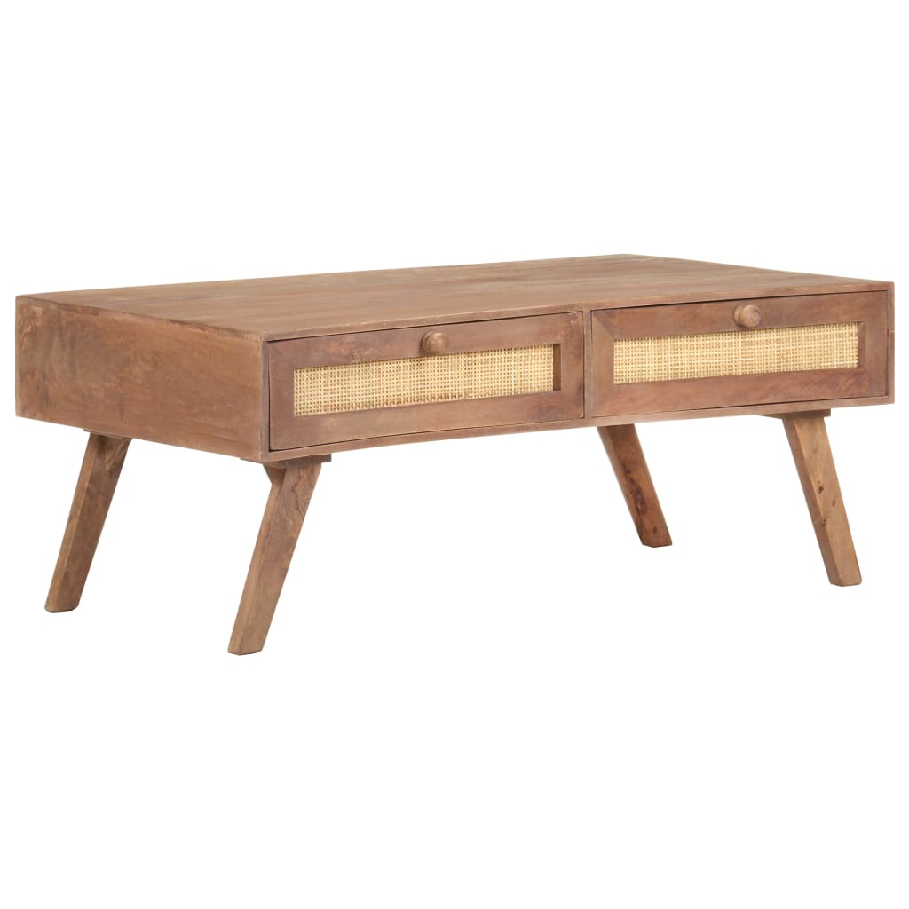 Table basse 100x60x40 cm Bois de manguier massif - XIOS