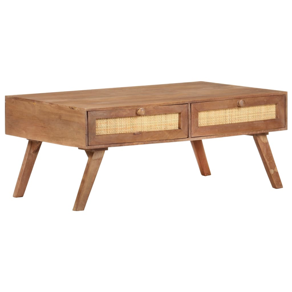 Table basse 100x60x40 cm Bois de manguier massif - XIOS