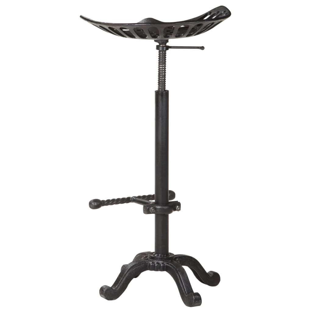Tabouret de bar Noir Fonte Tabourets de bar vidaXL