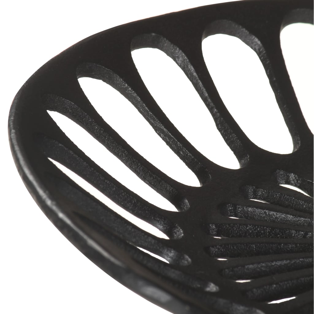 Tabouret de bar Noir Fonte Tabourets de bar vidaXL