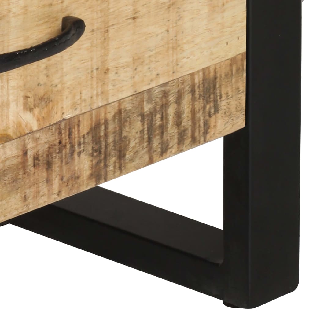 Buffet 118x30x200 cm Bois de manguier solide brut - XIOS