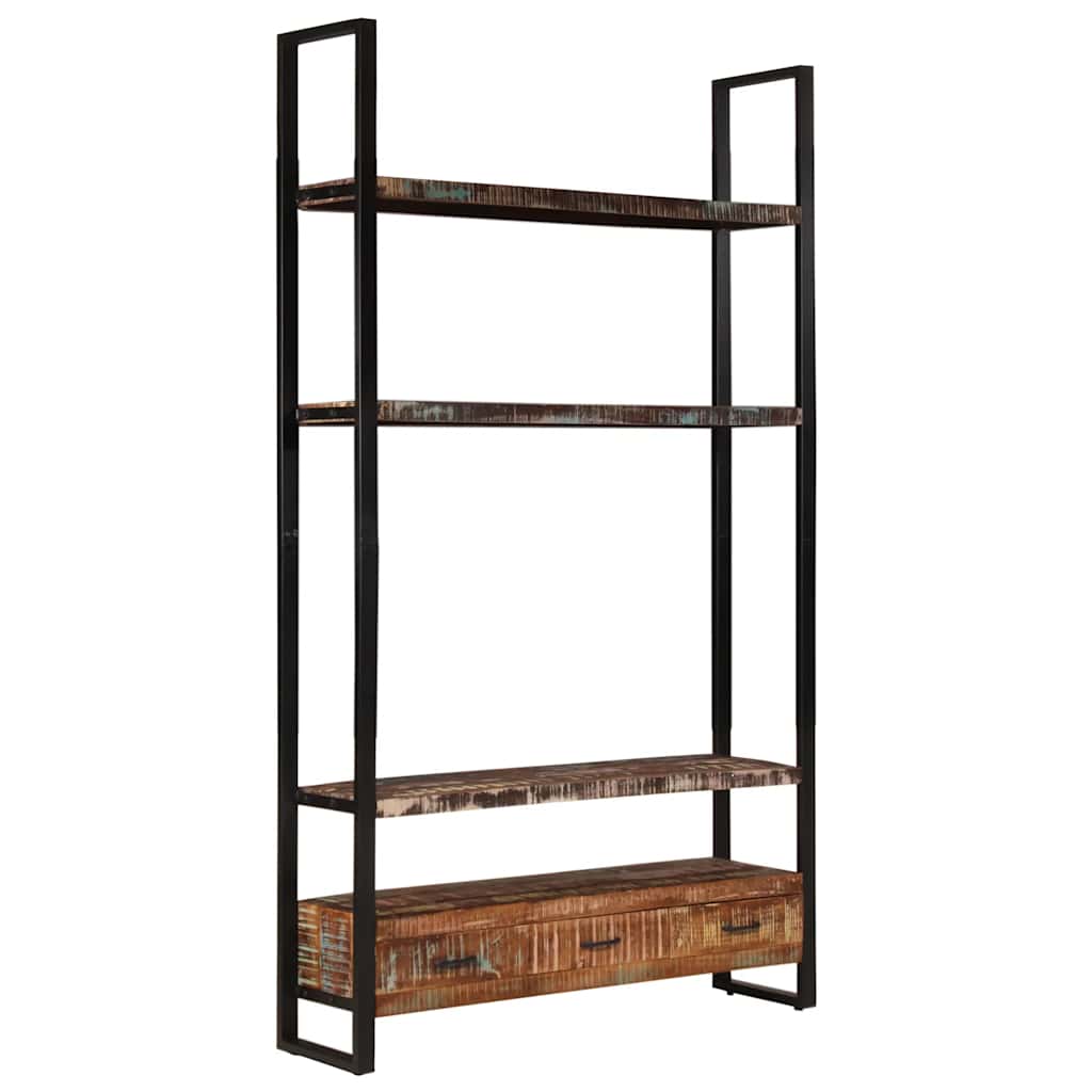 Bibliothèque 118x30x200 cm Bois de récupération massif - XIOS