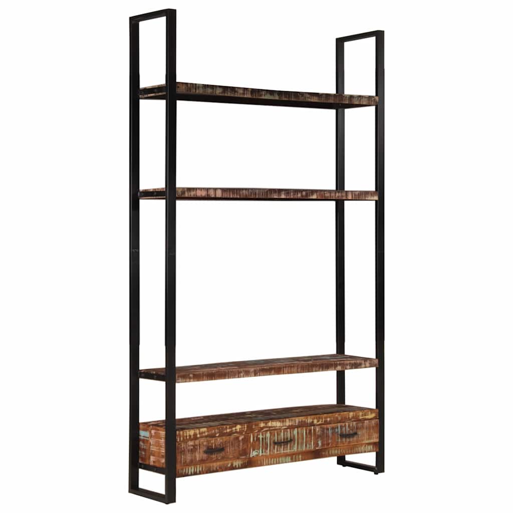 Bibliothèque 118x30x200 cm Bois de récupération massif - XIOS
