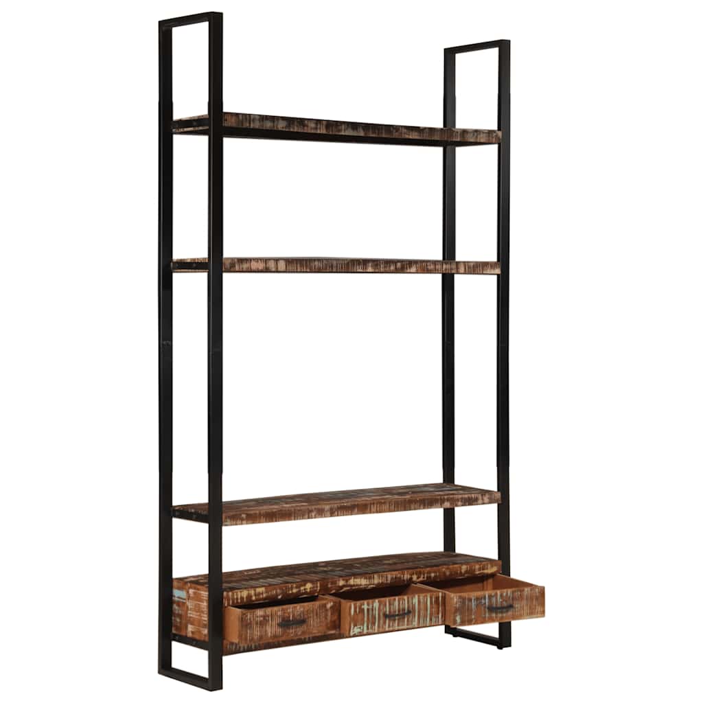 Bibliothèque 118x30x200 cm Bois de récupération massif - XIOS