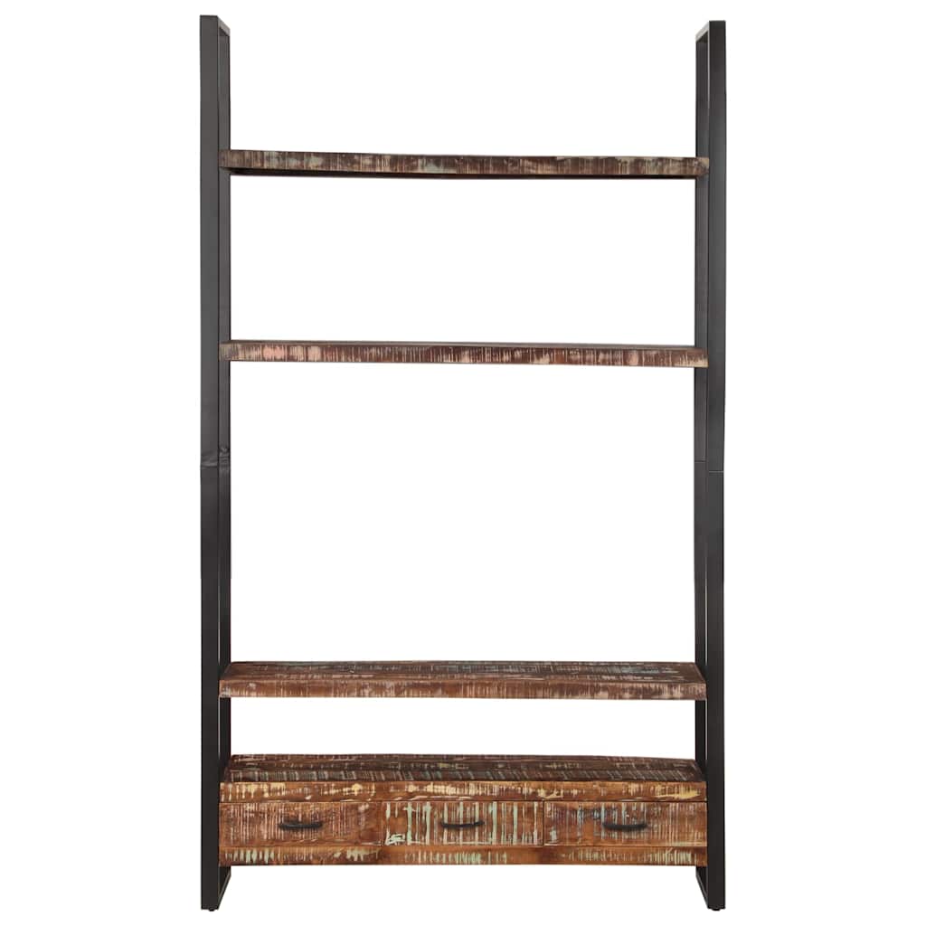 Bibliothèque 118x30x200 cm Bois de récupération massif - XIOS