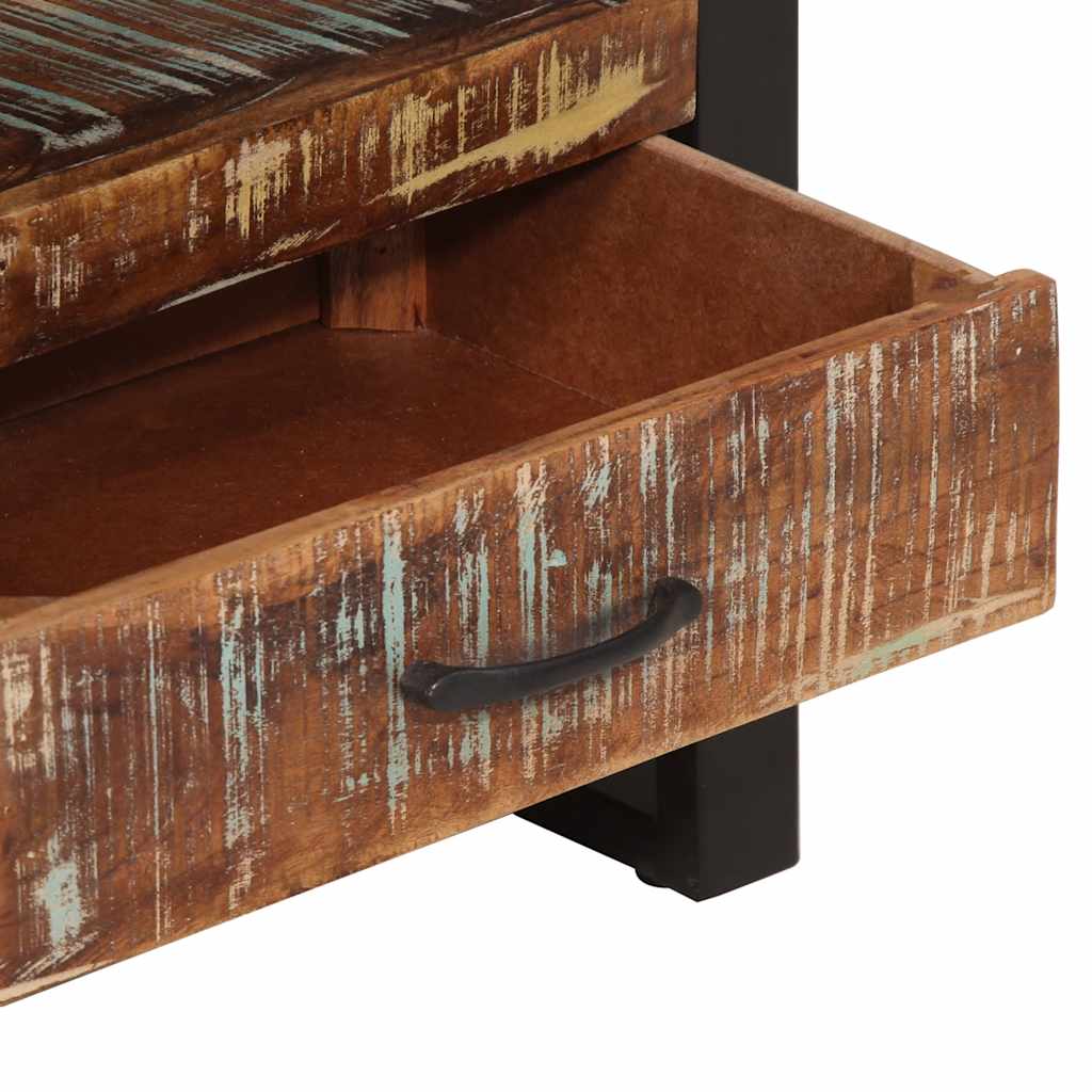 Bibliothèque 118x30x200 cm Bois de récupération massif - XIOS