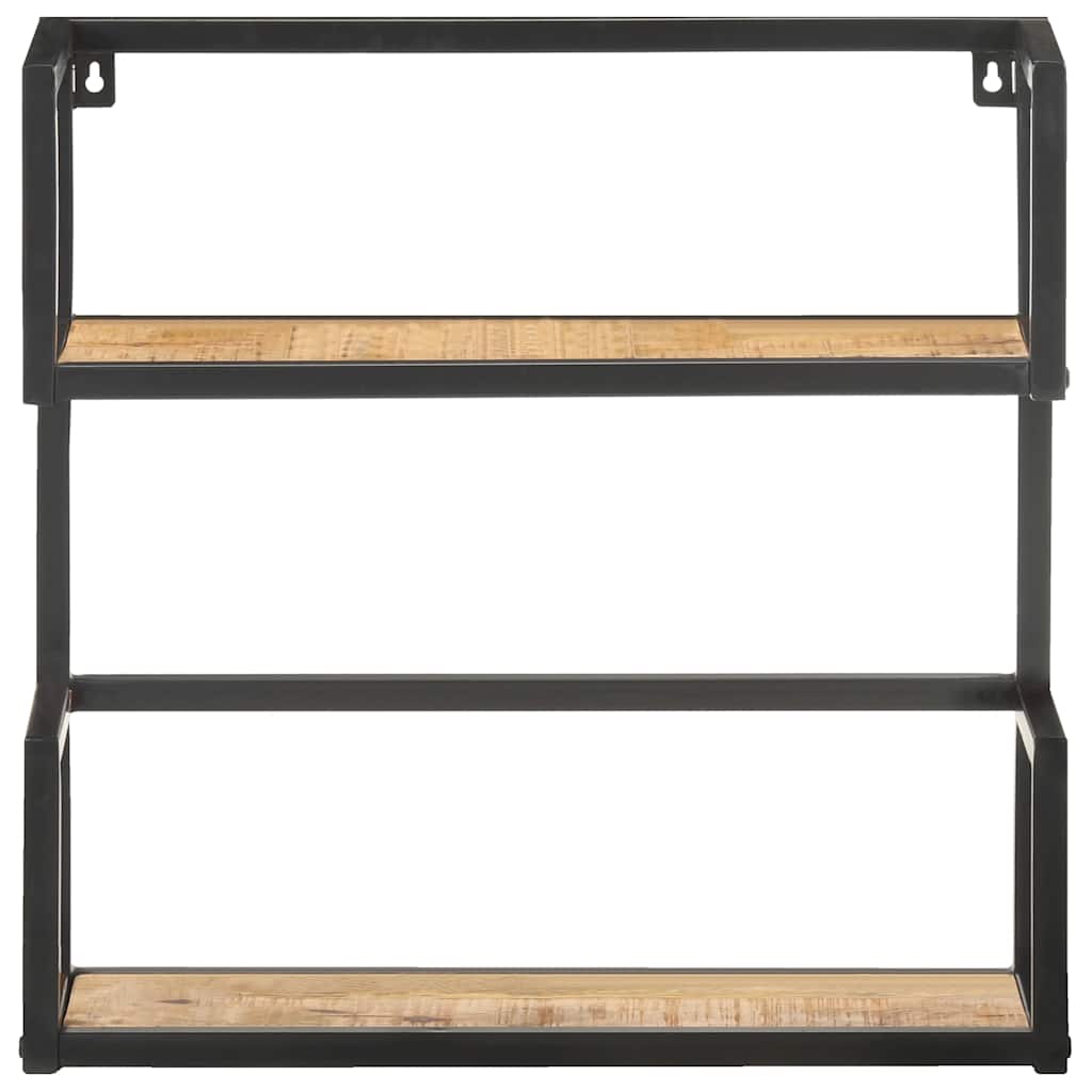 Étagère murale 80x20x60 cm Bois de manguier brut - XIOS