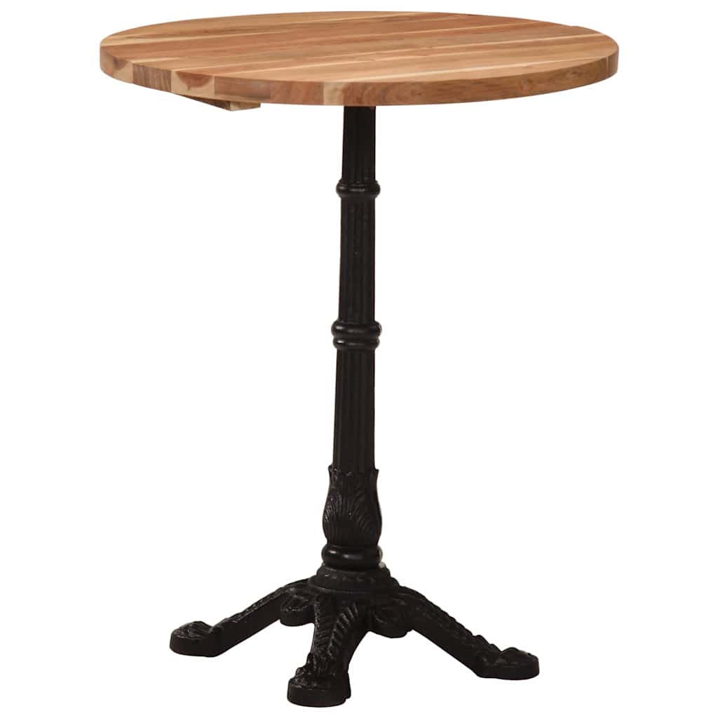Table de bistro Ø60x76 cm Bois d'acacia massif
