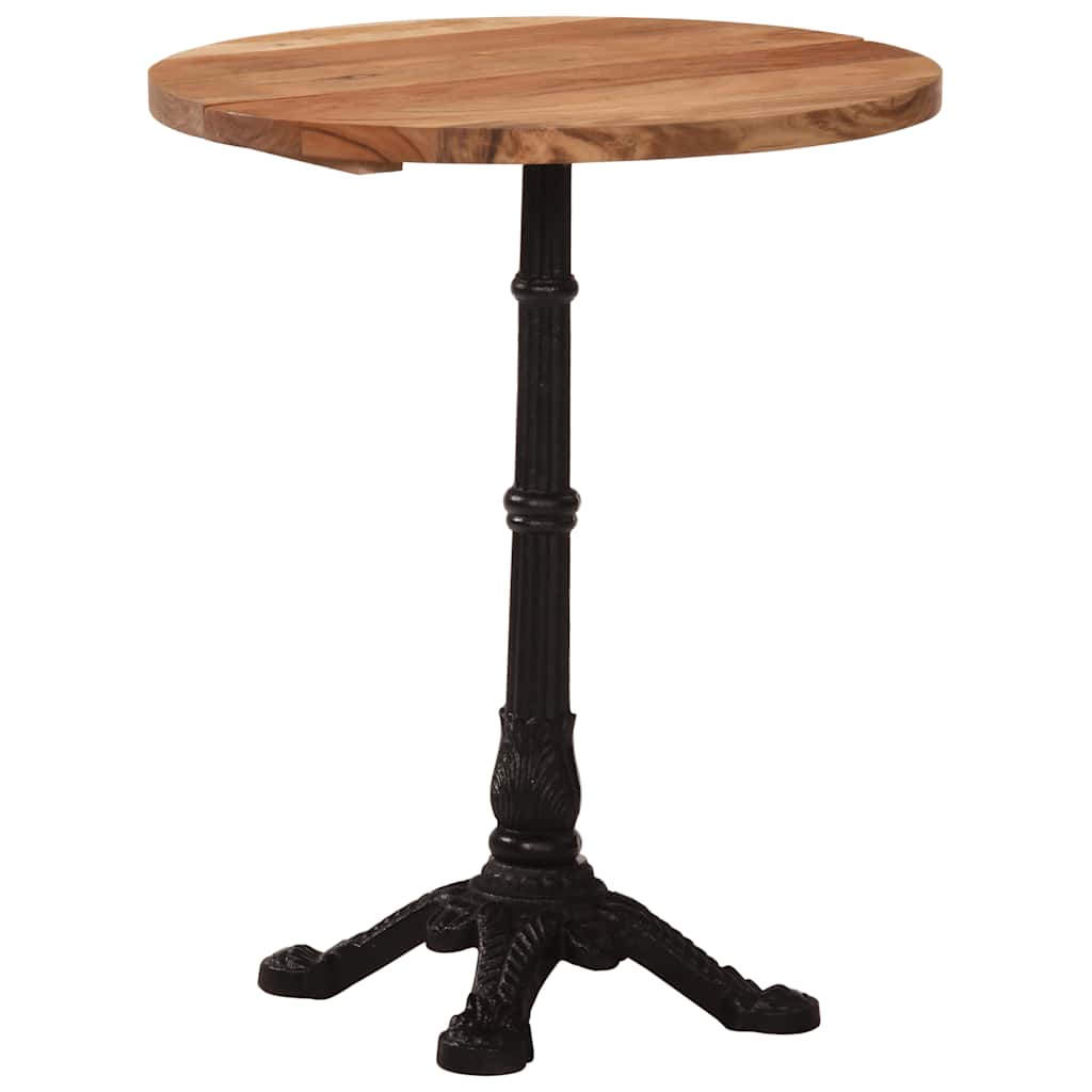 Table de bistro Ø60x76 cm Bois d'acacia massif