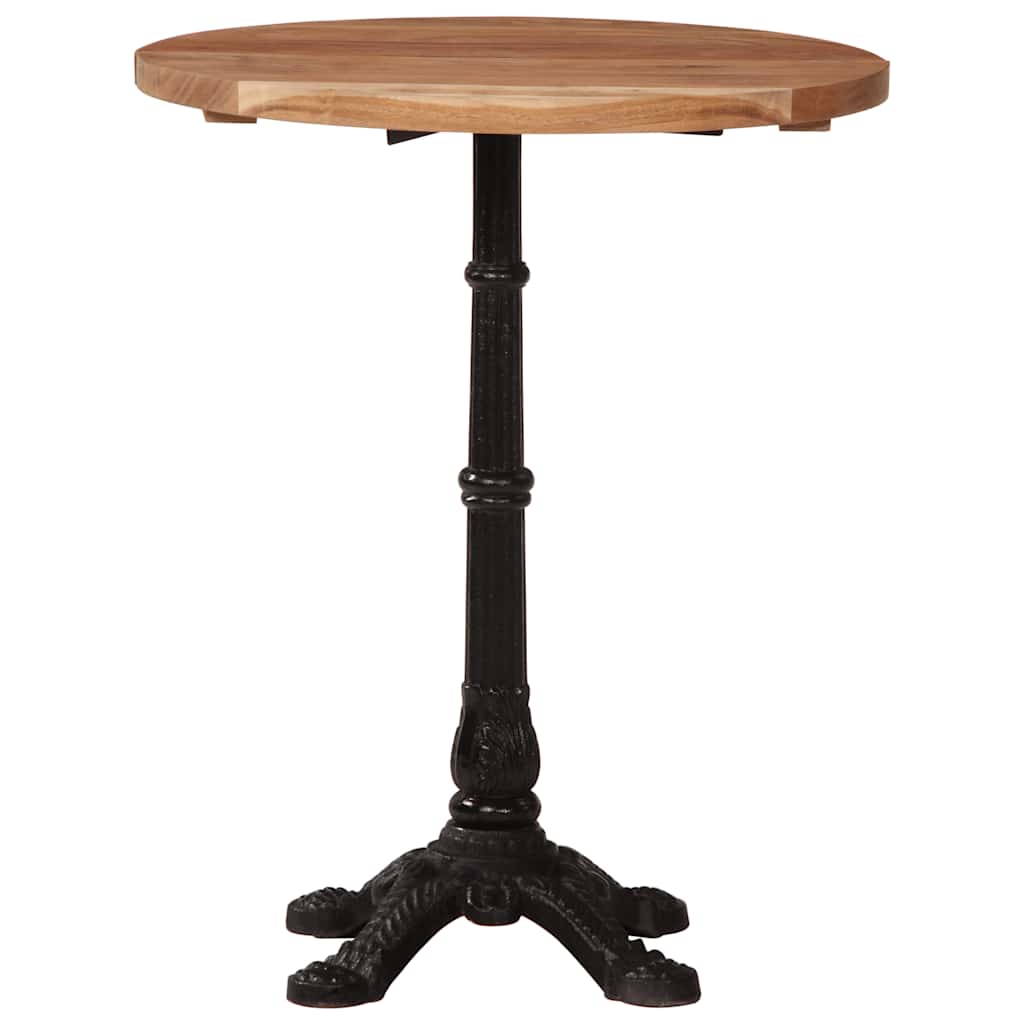 Table de bistro Ø60x76 cm Bois d'acacia massif