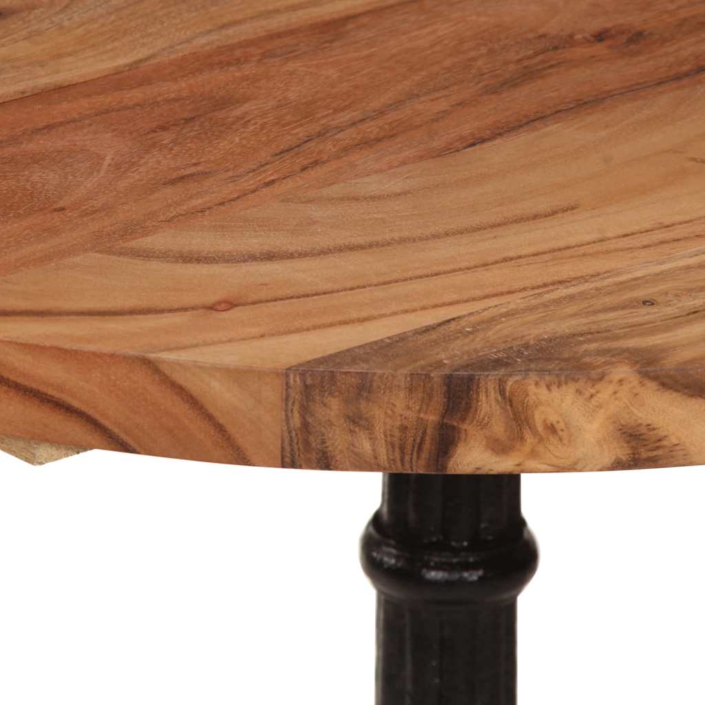 Table de bistro Ø60x76 cm Bois d'acacia massif