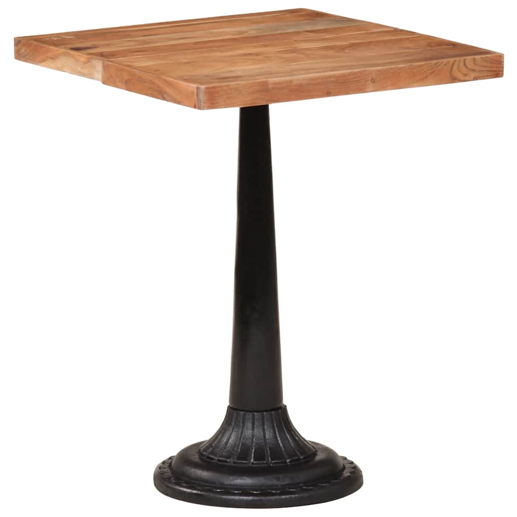Table de bistro 60x60x76 cm Bois d'acacia massif - XIOS